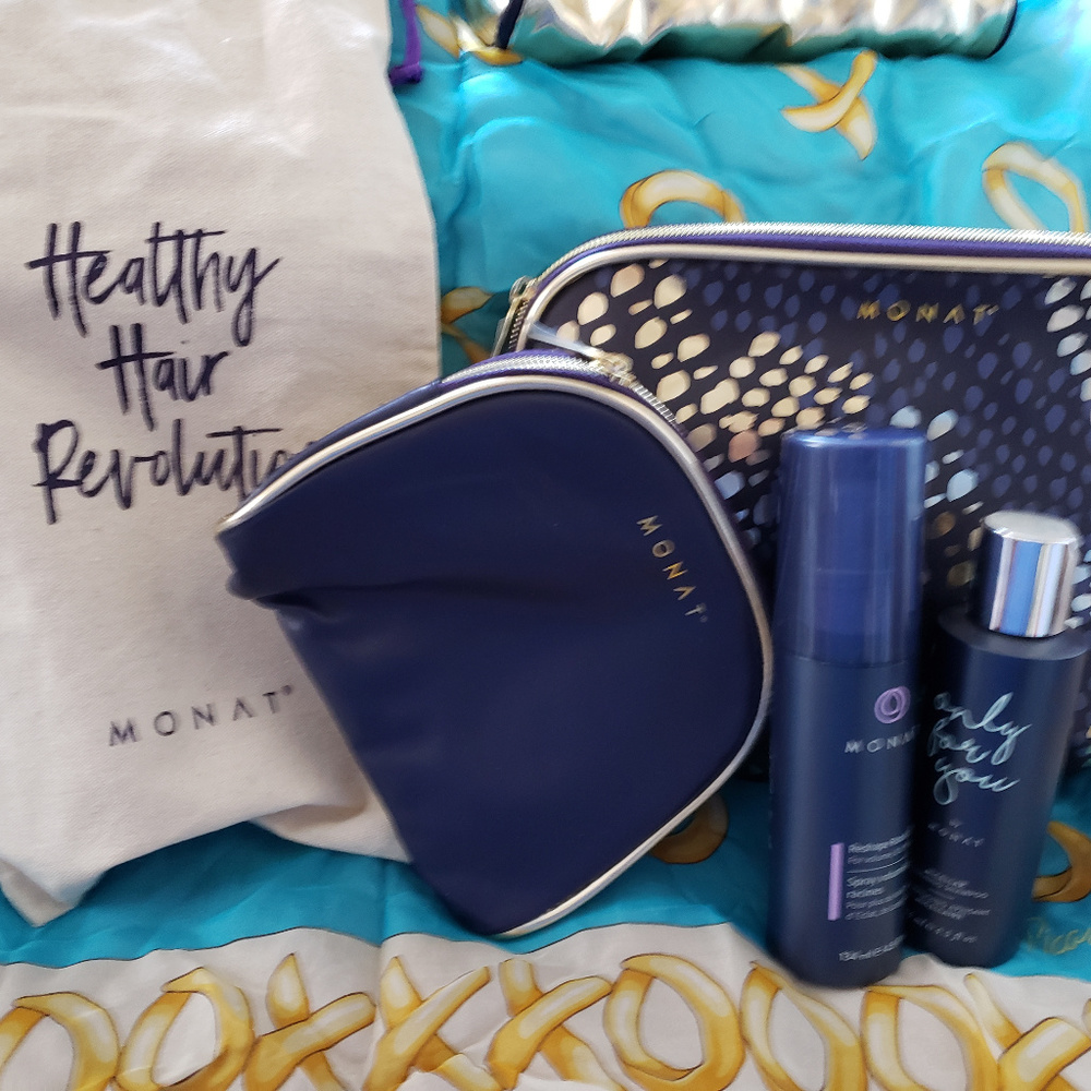 MONAT RESHAPE ROOT LIFTER  MICELLAR SHAMPOO TRAVEL BAG WOW